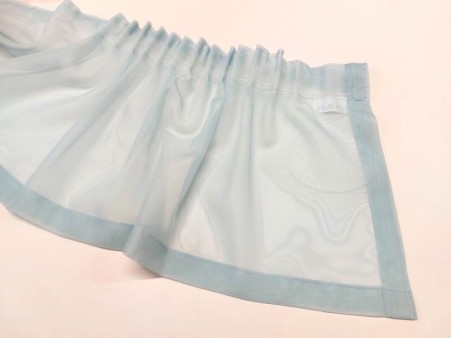 Tulle curtain LAURA 11101, v.16, blue Tulle curtain LAURA 11101, v.16, blue