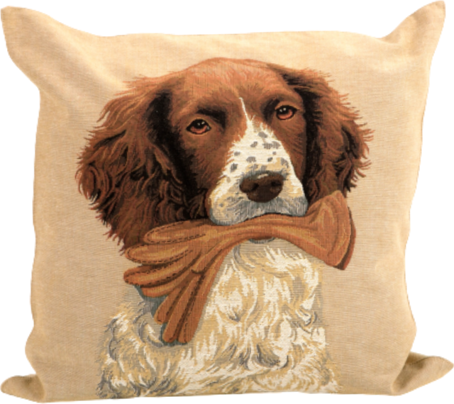 Cushion cover DOG WITH GLOVE
