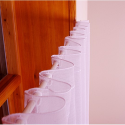 Kopio tuotteesta Verhoputki SILVIO, ohut, ikkunaan