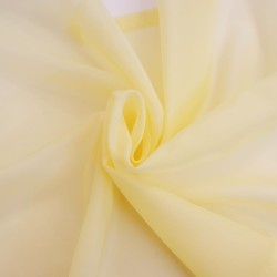 Erksat kollast tooni tüllkardin