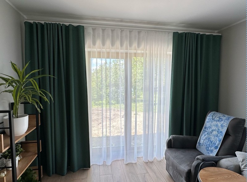 Pimendav kardin TWILIGHT v.17,  roheline