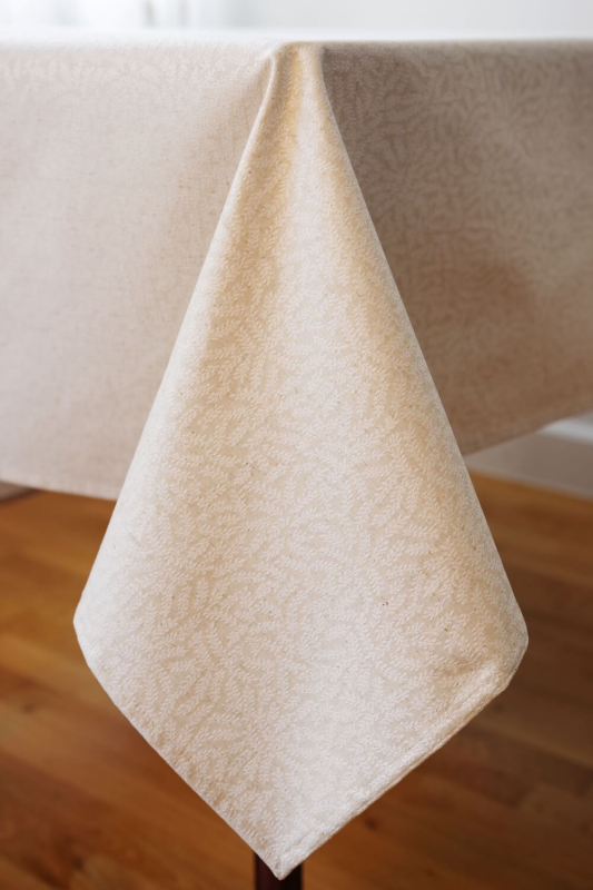 Kopio tuotteesta Pöytäliina GAR v.33, vaalea beige, neliö, teflonkäsittely