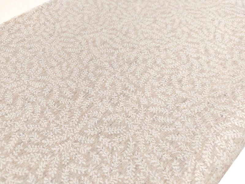 Pöytäliina GAR v.33, vaalea beige, pyöreä, teflonkäsittely