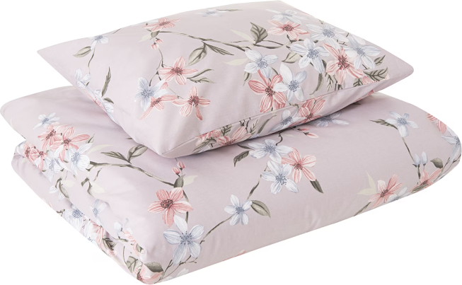 Voodipesu BLOSSOM, roosa