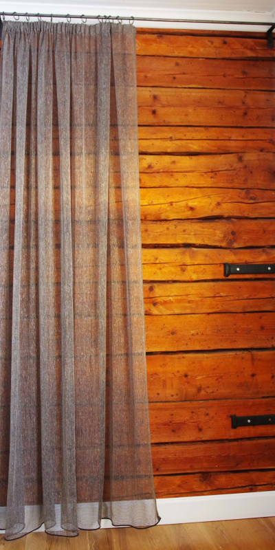 Verkkoverho VIKING v.60, tummanruskea