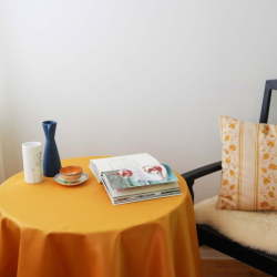 Pöytäliina DANUBIO, pyöreä, keltainen