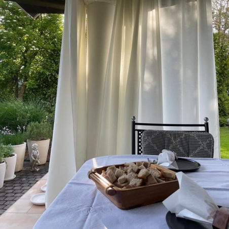 Outdoor curtain AGADIR v.00, white Outdoor curtain AGADIR v.00, white
