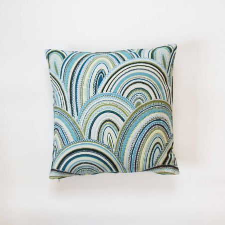 Cushion cover MUMBO v.23, turquoise blue Cushion cover MUMBO v.23, turquoise blue