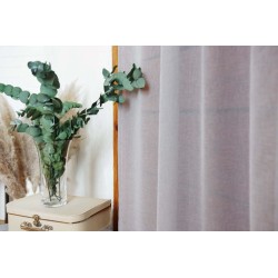 Helehalli tooni linase moega tüllkardin.