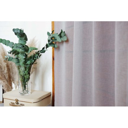 Helehalli tooni linase moega tüllkardin.