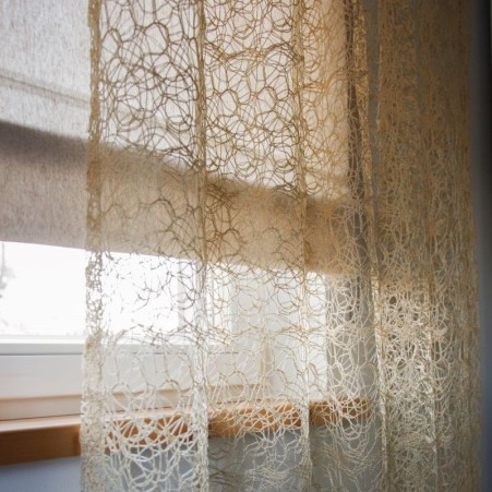 Tulle curtain VENUS v.01, white Tulle curtain VENUS v.01, white