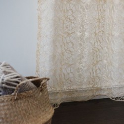 Tulle curtain VENUS v.01, white