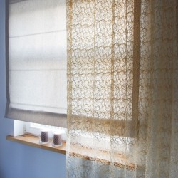 Tulle curtain VENUS v.01, white